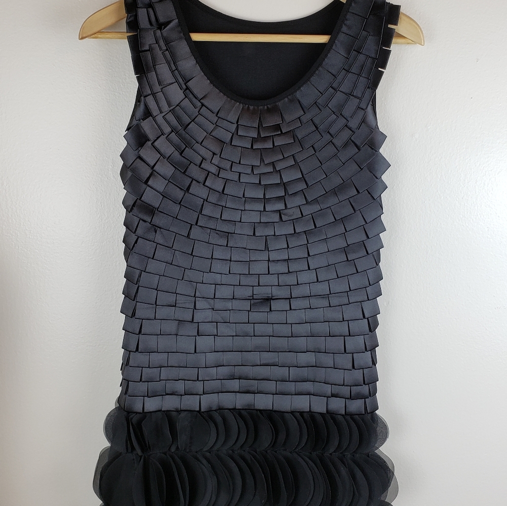 Black Ribbon Dress